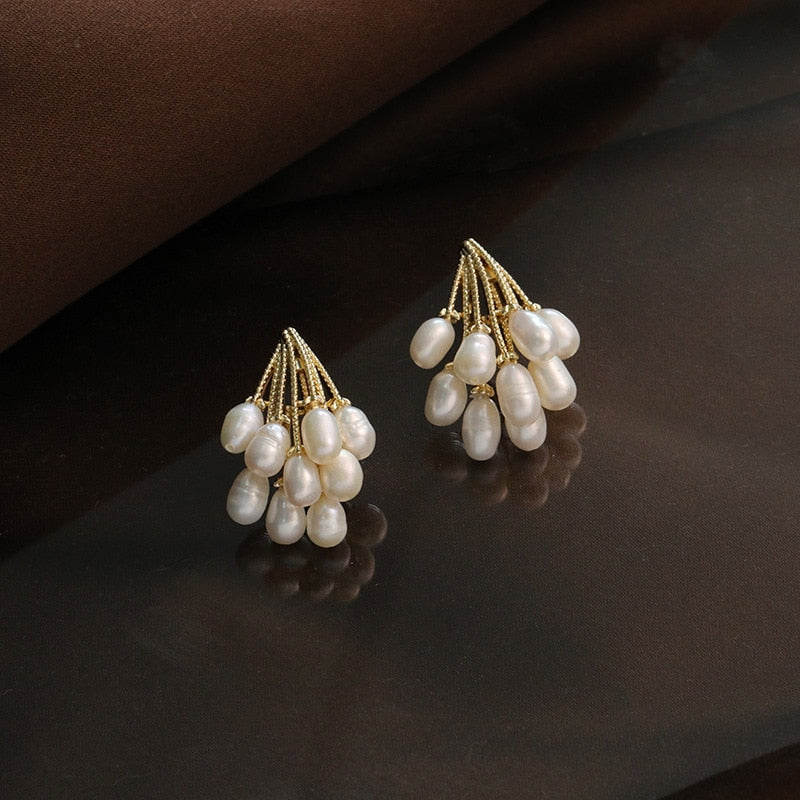 Earrings "perlenregen