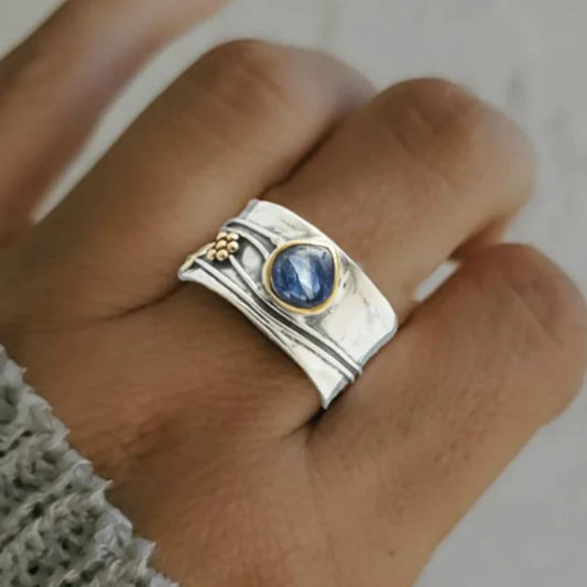 Vintage Ring with Blue Stone