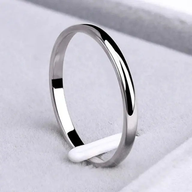 Simple Ring Made of Golden and Silver