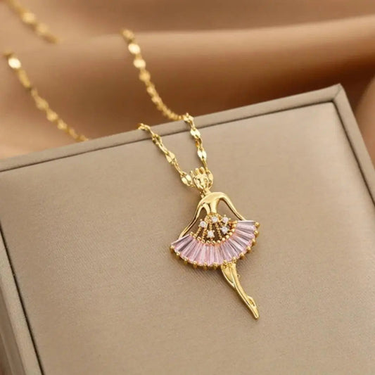 Crystal Ballerina Necklace