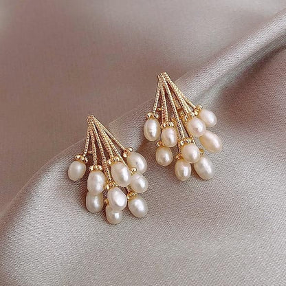 Earrings "perlenregen