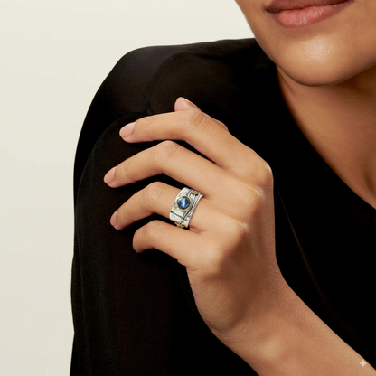 Vintage Ring with Blue Stone