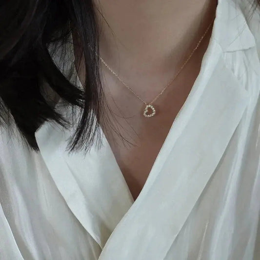 Elegant Shiny Heart Necklace